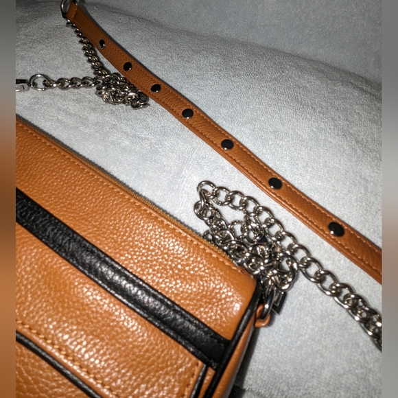 Rebecca Minkoff mini MAC brown and black crossbody bag. - Picture 8 of 13